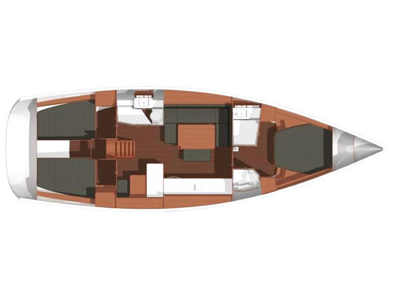 Book yachts online - sailboat - Dufour 450 Owner version - My Live - rent
