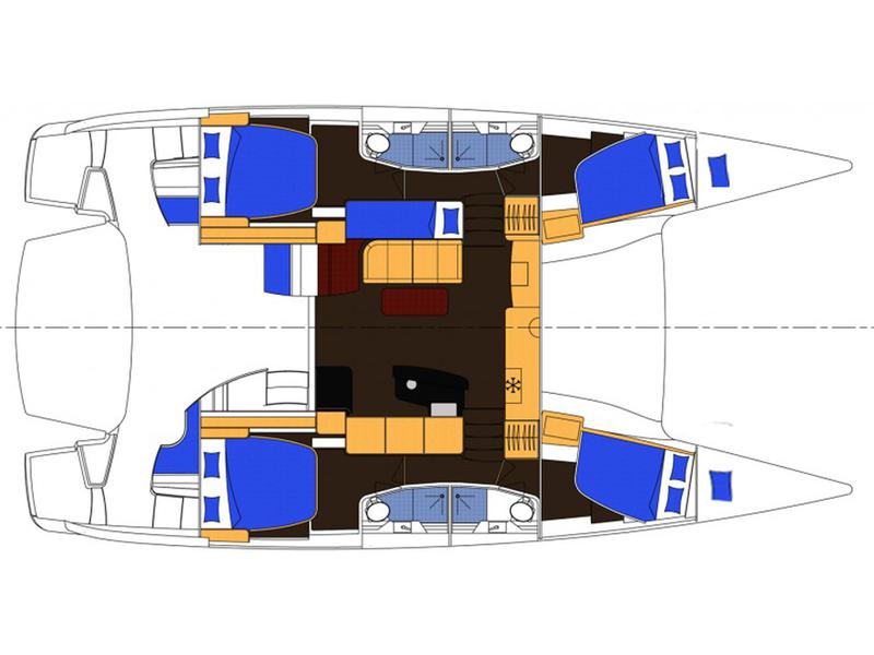Book yachts online - catamaran - Salina 48 - Lydia I - rent