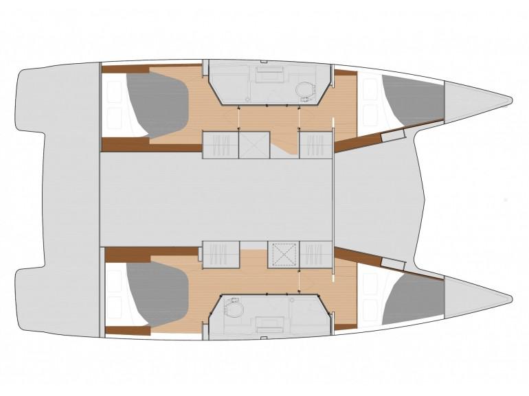 Book yachts online - catamaran - Lucia 40 (4cab./2hds) - Pearl - rent