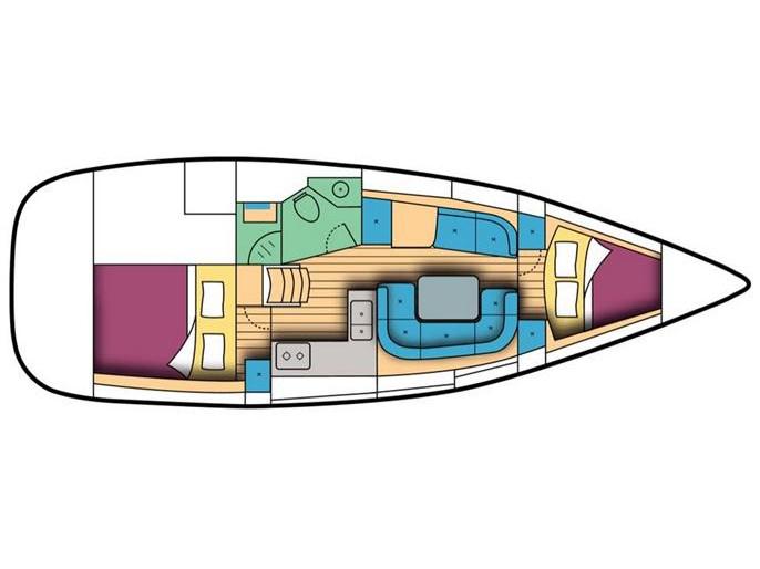 Book yachts online - sailboat - Sun Odyssey 36i - ALLWAYS - rent