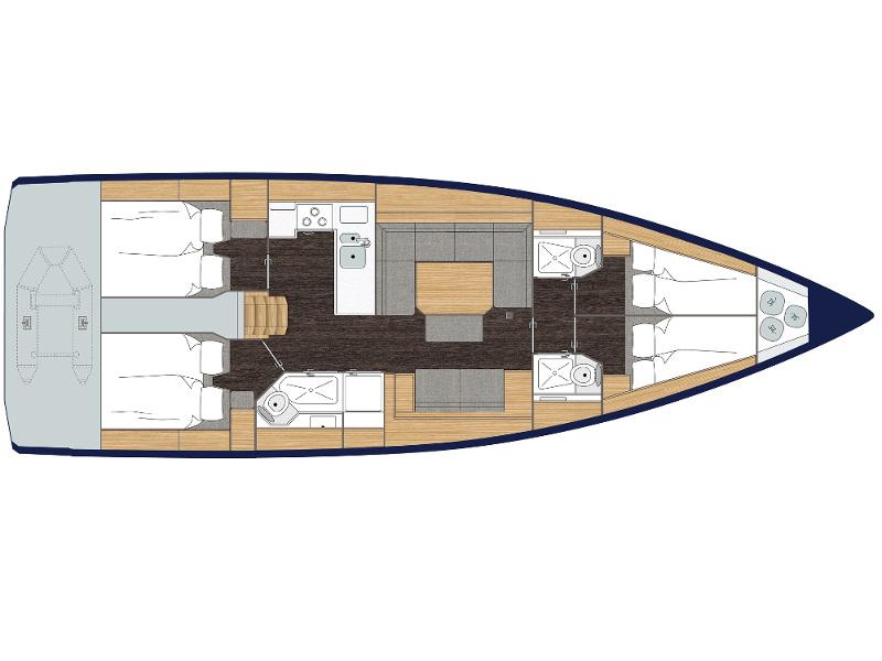 Book yachts online - sailboat - Bavaria C45 Style - Amaryllis - rent
