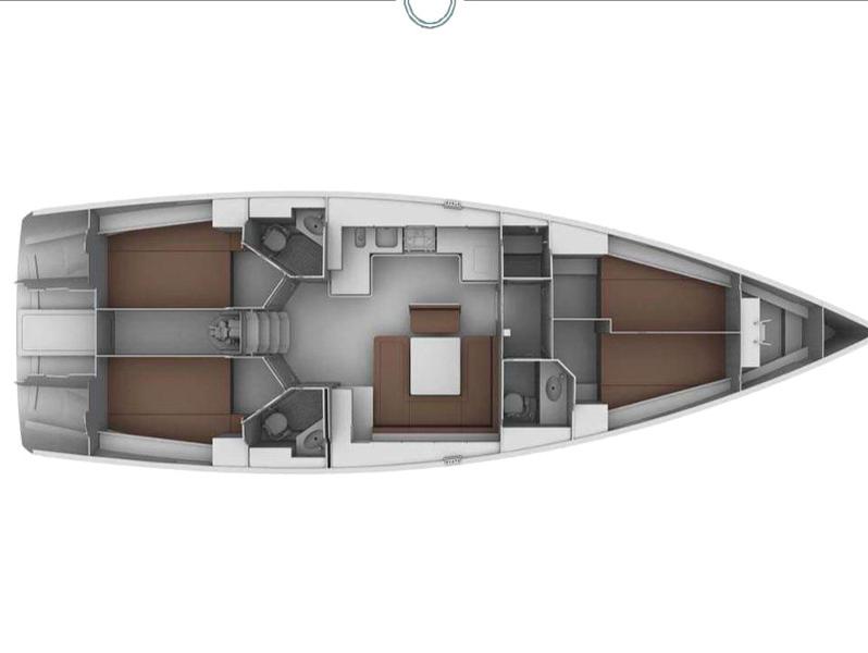 Book yachts online - sailboat - Bavaria Cruiser 45 - Moonmist - rent