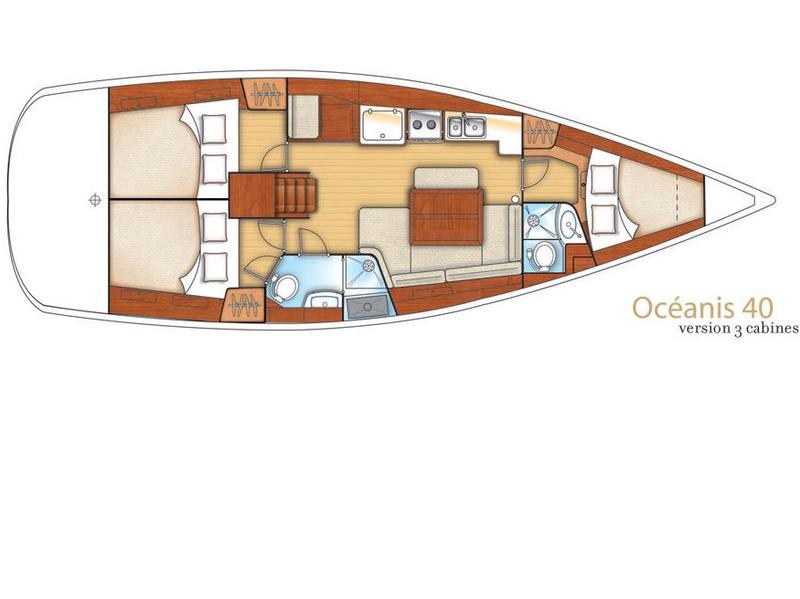 Book yachts online - sailboat - Oceanis 40 - Penelope - rent