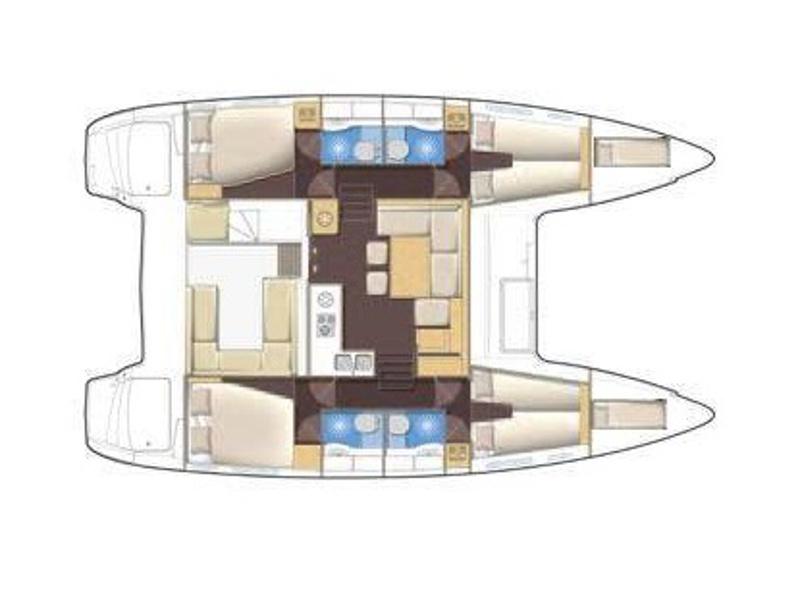 Book yachts online - catamaran - Lagoon 400 S2 - Myrto - rent