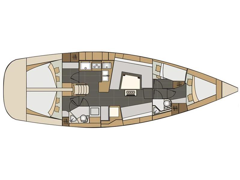 Book yachts online - sailboat - Elan 45 Impression - Thetis - rent