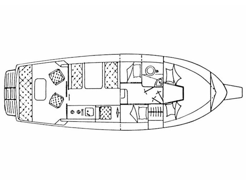 Book yachts online - motorboat - Adria 28 Luxus - Ana - rent