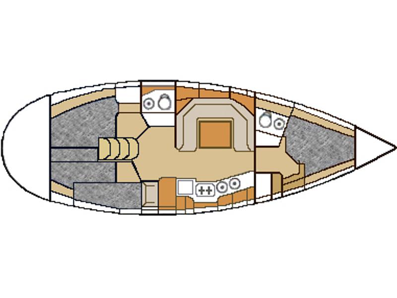 Book yachts online - sailboat - Elan 38 - ZAGLAV  - rent