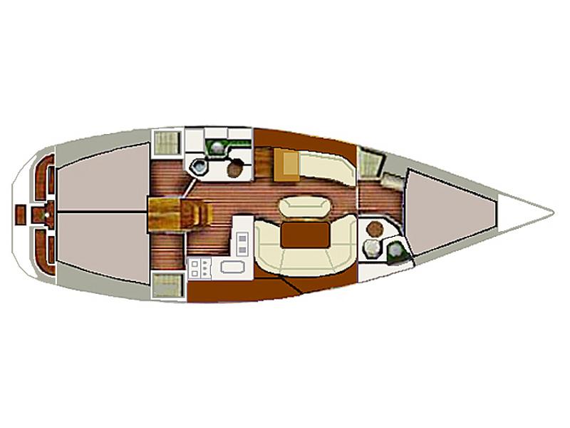 Book yachts online - sailboat - Sun Odyssey 40 - BALANCE II - rent