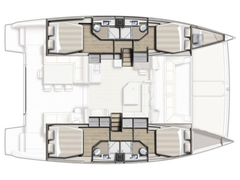 Book yachts online - catamaran - Bali 4.0 - DAENERYS - rent