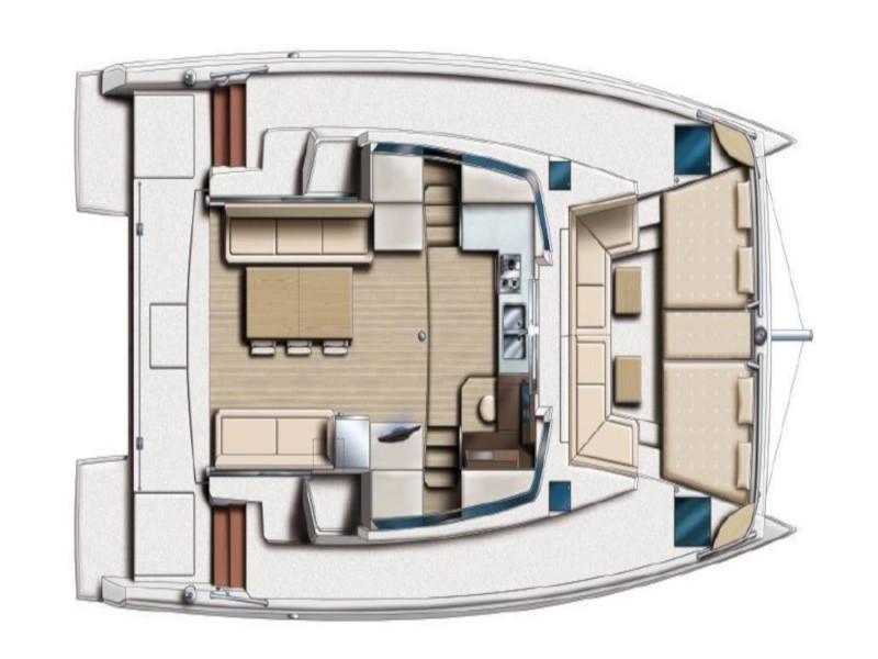 Book yachts online - catamaran - Bali 4.0 - DAENERYS - rent