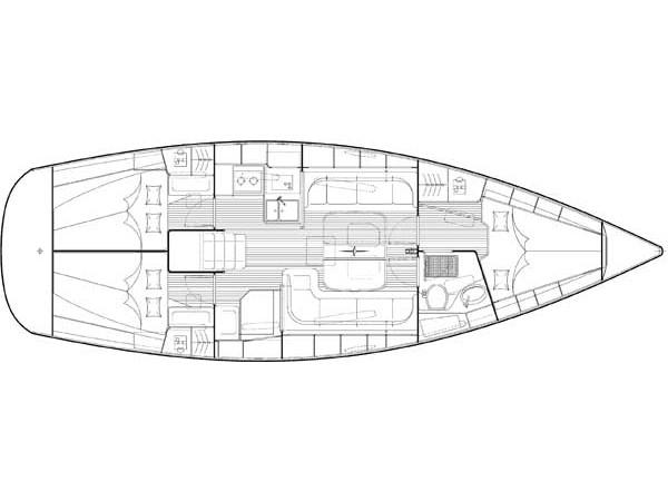 Book yachts online - sailboat - Bavaria 38 Cruiser - Fineas - rent