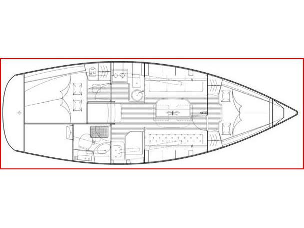 Book yachts online - sailboat - Bavaria 31 Cruiser - Tango - rent