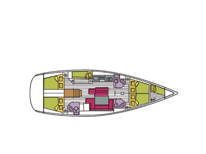 Book yachts online - sailboat - Oceanis 48 - Peacock - rent