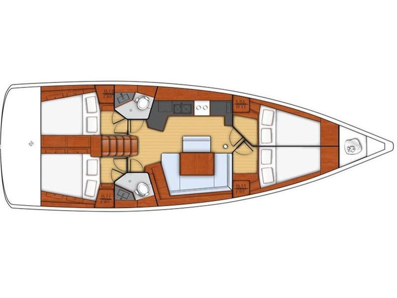 Book yachts online - sailboat - Oceanis 45-4 - Alboran XXXIV Nini (Majorca) - rent