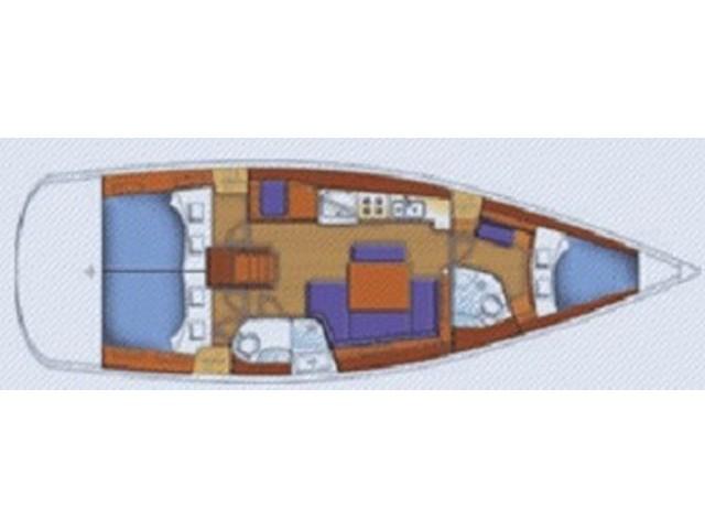 Book yachts online - sailboat - Oceanis 43-3 - Alboran XXX Cubalibre (Las Galletas) - rent