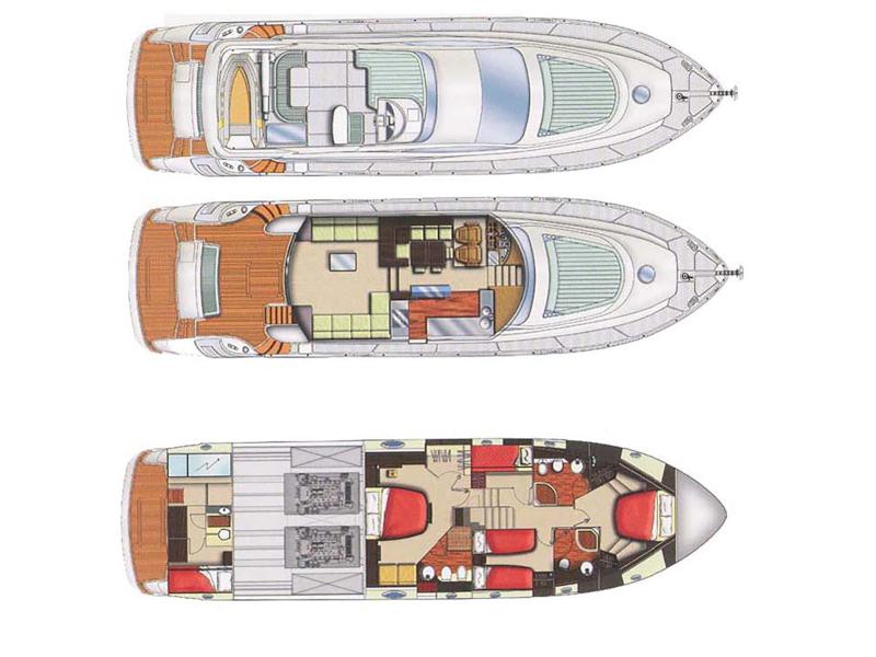 Book yachts online - motorboat - Aicon 64 Fly - Marilyn - rent