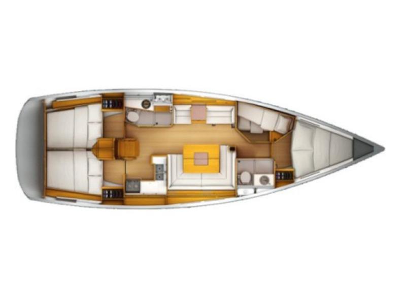 Book yachts online - sailboat - Sun Odyssey 439 - Victoria of Sweden - rent