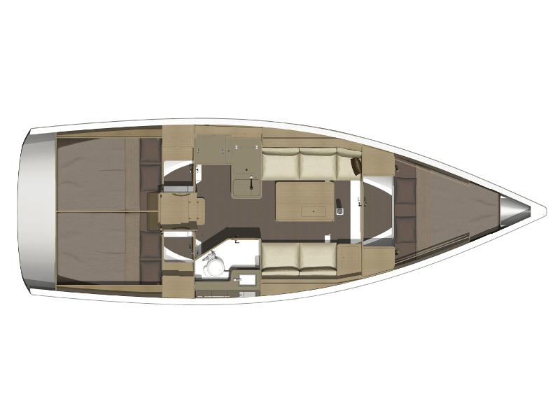 Book yachts online - sailboat - Dufour 350 GL - Sinica - rent