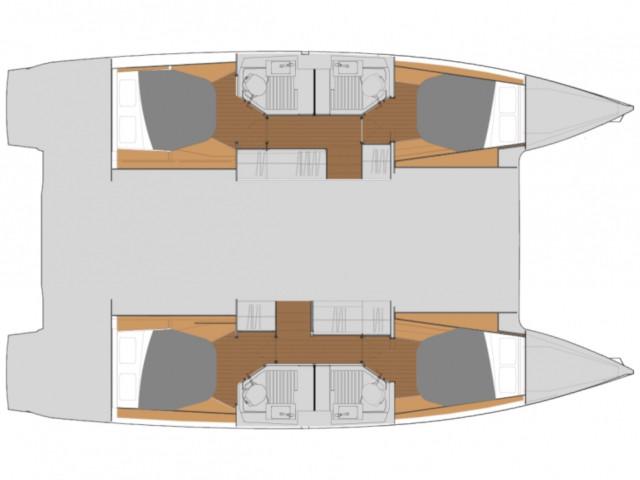 Book yachts online - catamaran - Astréa 42 - Discordia - rent