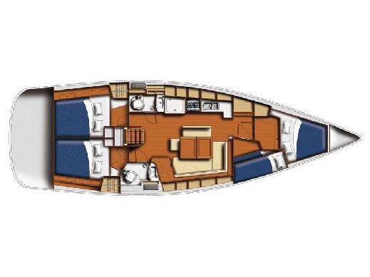 Book yachts online - sailboat - BENETEAU Oceanis 43.4 REFIT 2019 - TOPAZ  - rent