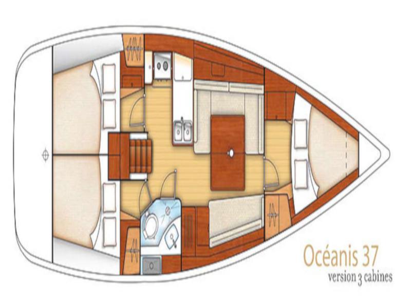 Book yachts online - sailboat - BENETEAU Oceanis 37 REFIT 2019 - PEARL - rent