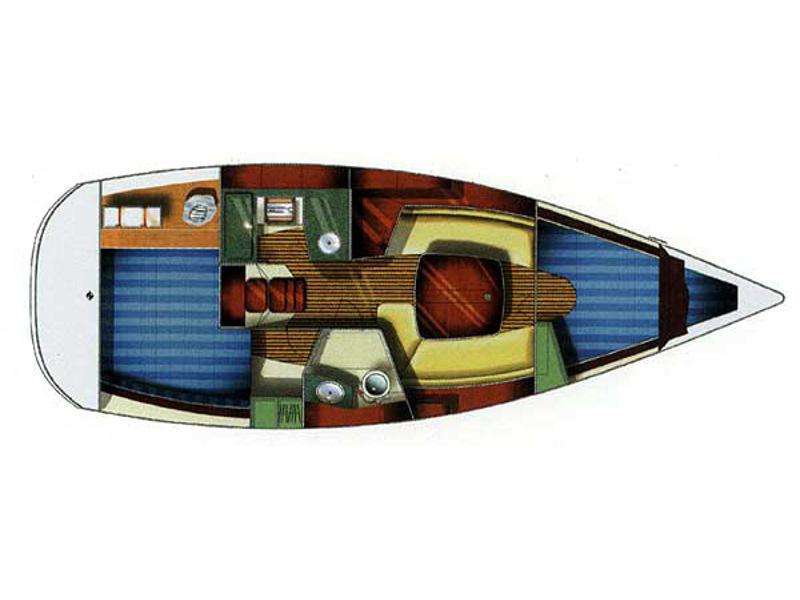 Book yachts online - sailboat - Sun Odyssey 32 - Sixty - rent