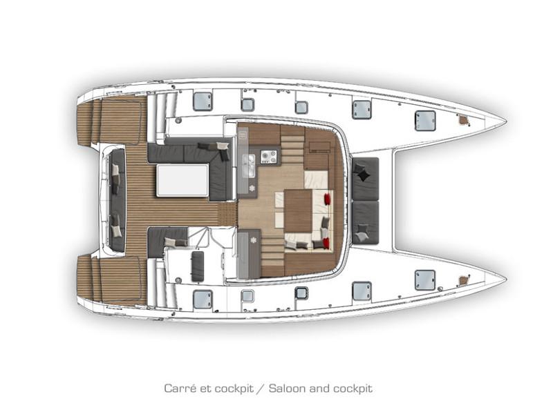 Book yachts online - catamaran - Lagoon 40 - MONARCH new 2020+AC+G - rent
