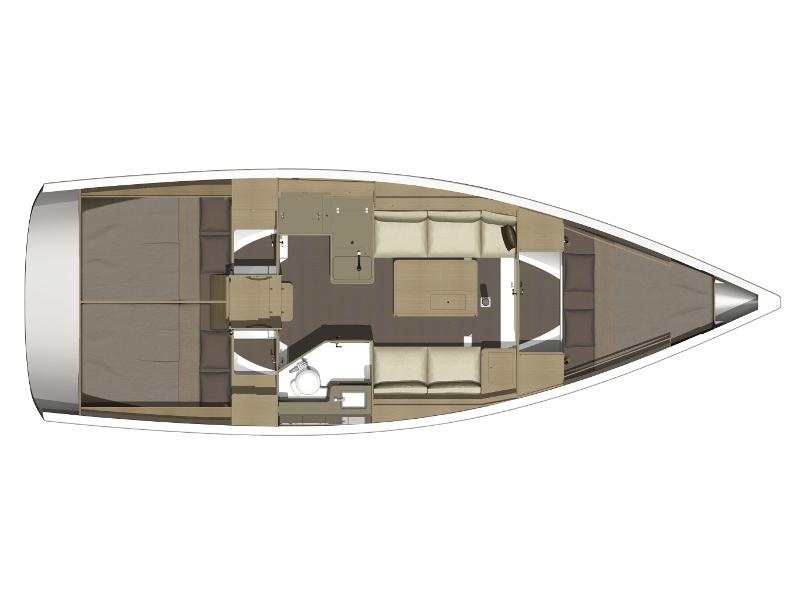 Book yachts online - sailboat - Dufour 350 Grand Large - RONJA 2017 - rent