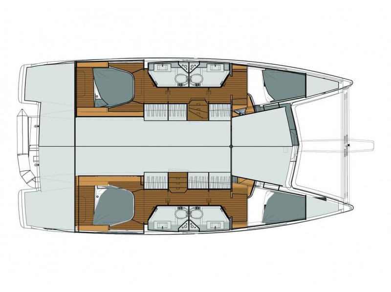 Book yachts online - catamaran - Lucia 40 - Aquila  - rent