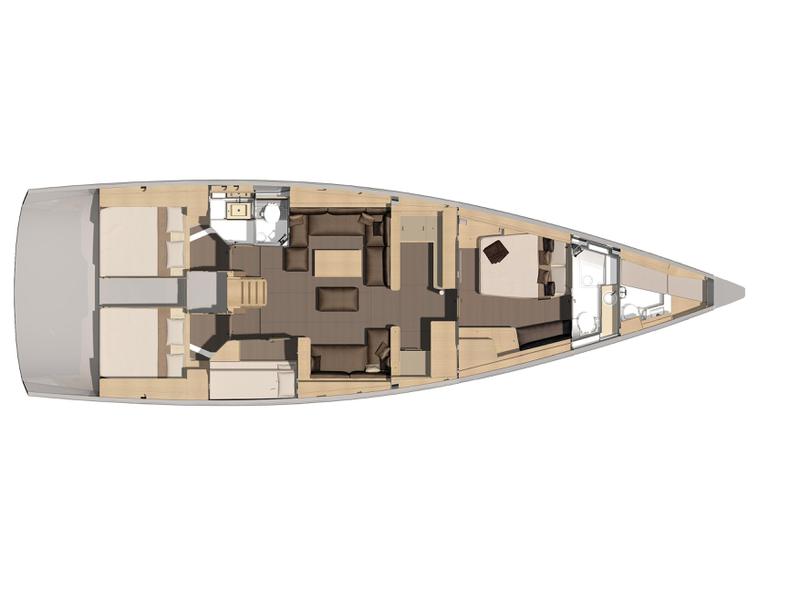 Book yachts online - sailboat - Dufour 56 Exclusive - INVICTUS - rent