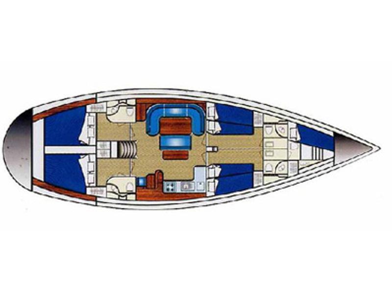 Book yachts online - sailboat - Ocean Star 51.2 - Stavroula - rent