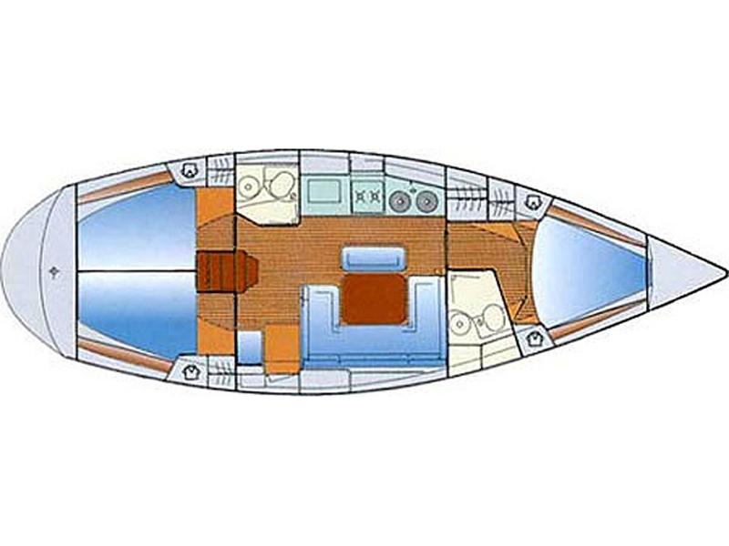 Book yachts online - sailboat - Bavaria 38 - Hercules - rent