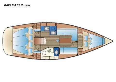 Book yachts online - sailboat - Bavaria 35 Cruiser - B35-2 - rent