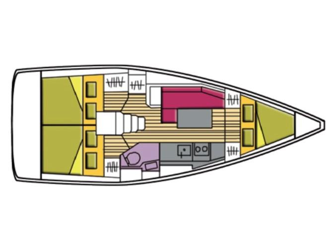 Book yachts online - sailboat - Oceanis 35.1 - Atlas - rent