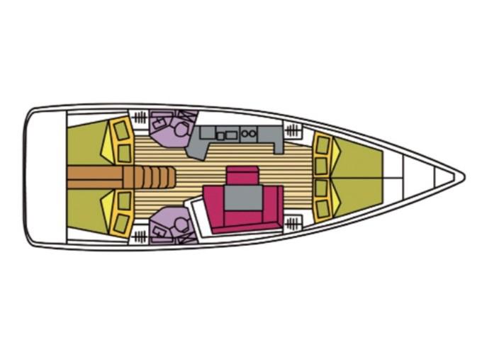 Book yachts online - sailboat - Oceanis 45 - Alfa Centauri I - rent