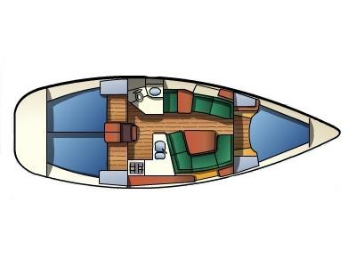 Book yachts online - sailboat - Sun Odyssey 379 - Erin (PMI) - rent