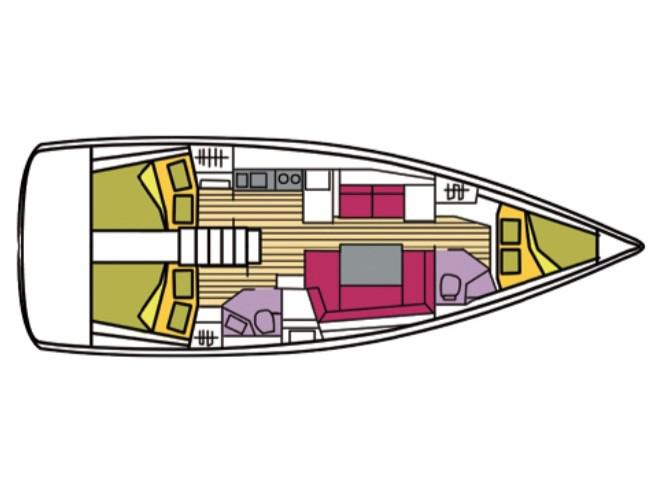 Book yachts online - sailboat - Oceanis 41 - Etamin I - rent