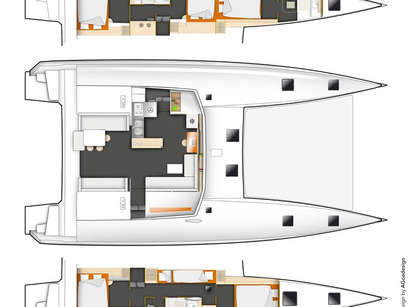 Book yachts online - catamaran - EOS 54 - Absolu - rent