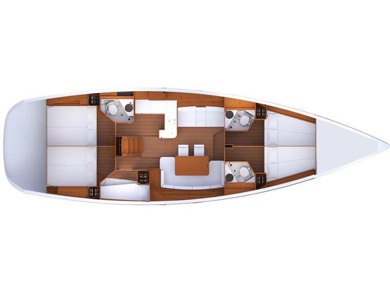 Book yachts online - sailboat - Jeanneau 53 - Sugar Baby - rent