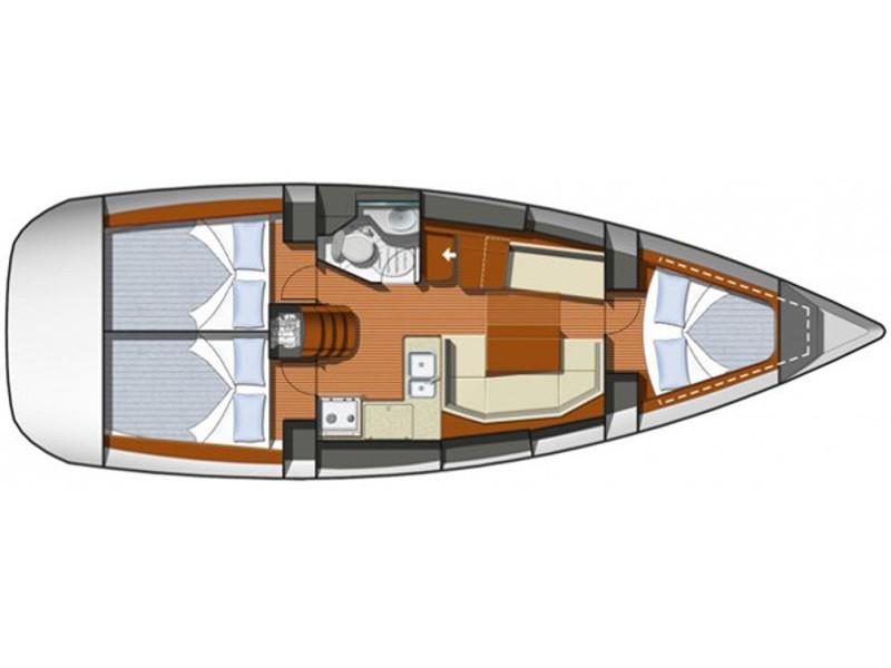 Book yachts online - sailboat - Sun Odyssey 36i - Sunny - rent