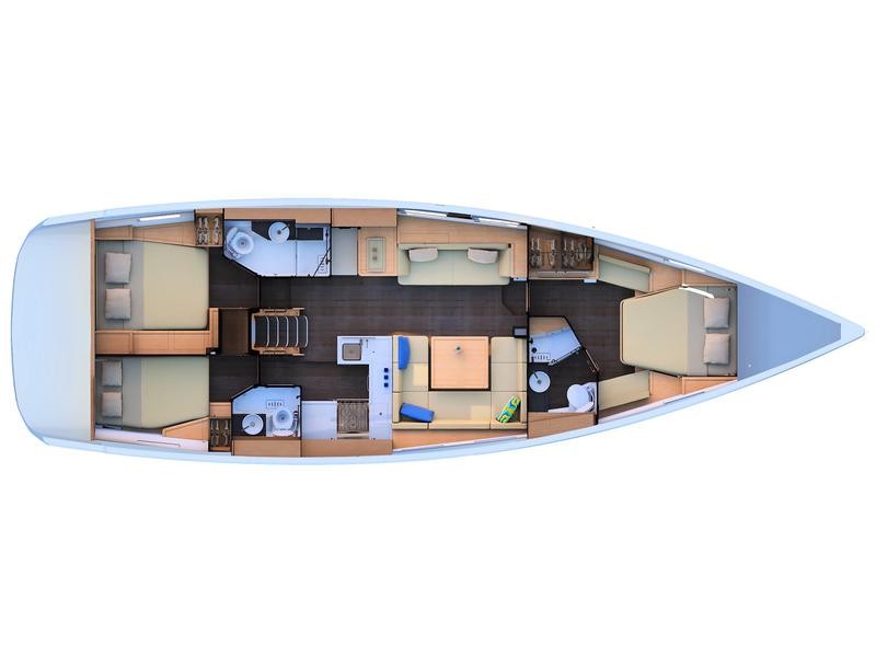 Book yachts online - sailboat - Jeanneau 51 - Selinim - rent