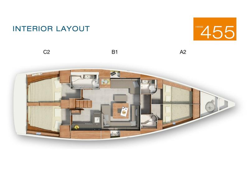 Book yachts online - sailboat - Hanse 455 - Swell - rent