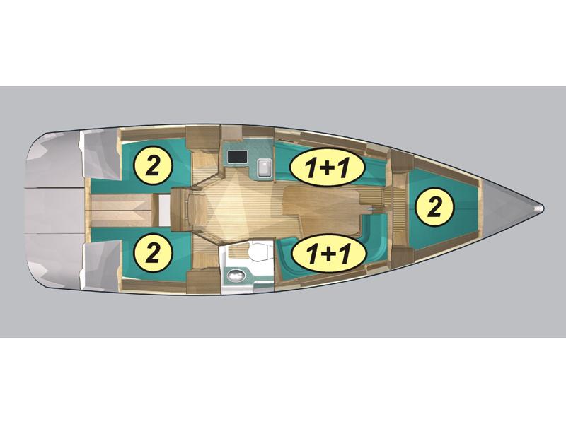 Book yachts online - sailboat - Maxus 33.1 RS Prestige + - Wind Rose - rent