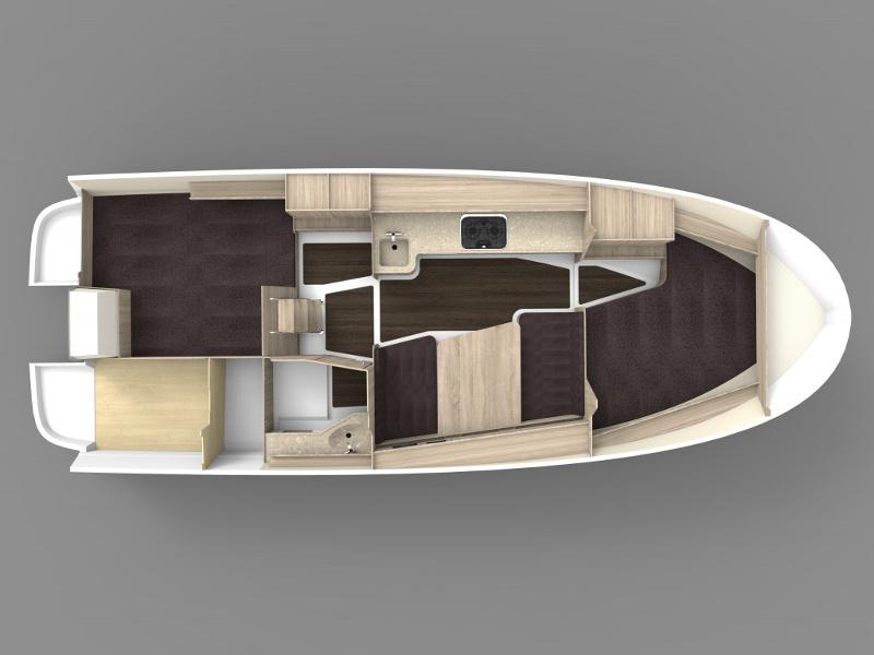 Book yachts online - motorboat - Nexus Revo 870 Prestige +/2cab - RAPA NUI - rent