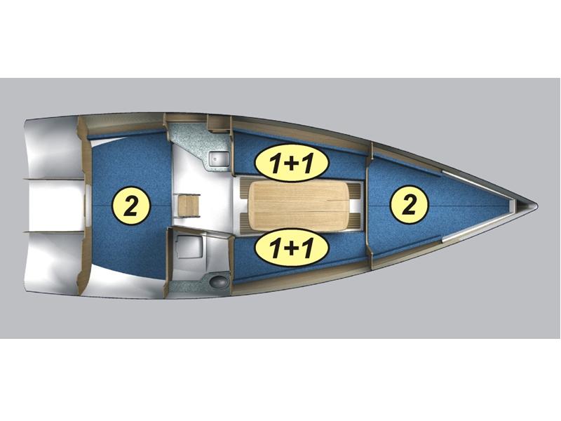 Book yachts online - sailboat - Maxus 28 Standard - TINOS - rent