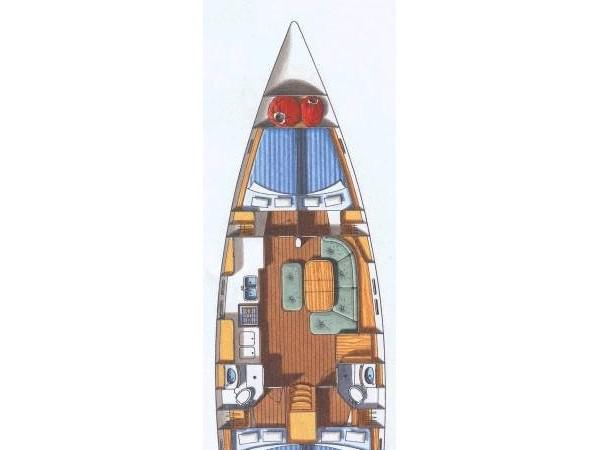 Book yachts online - sailboat - Beneteau 473 - Yemanja in Blu - rent