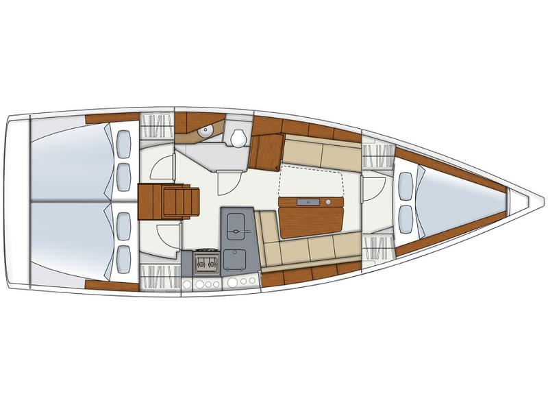 Book yachts online - sailboat - Hanse 345 - SunShine - rent