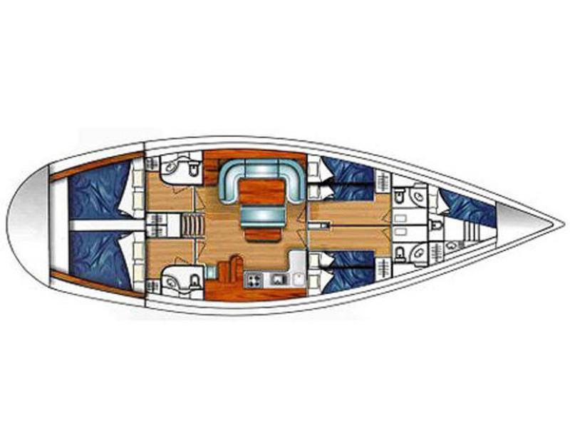 Book yachts online - sailboat - Ocean Star 51.1 - Blue Marlin - rent