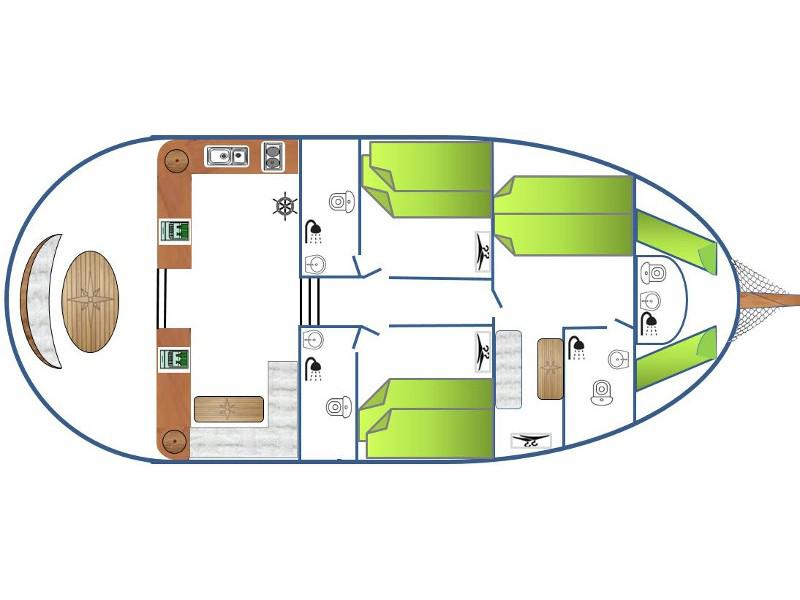 Book yachts online - other - Gulet - Larus - rent