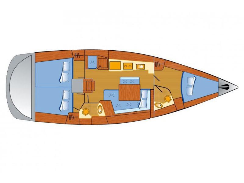 Book yachts online - sailboat - Oceanis 43 - Jala one - rent